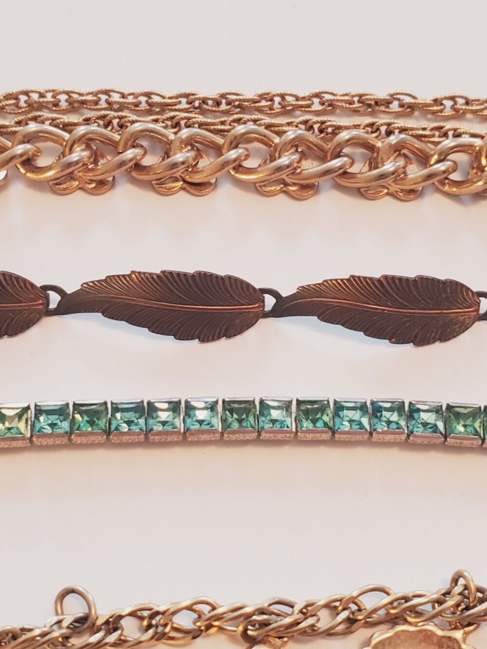 7 Bracelets, items # A-2559-2565., wt. 105 grams. - Picture 8 of 16